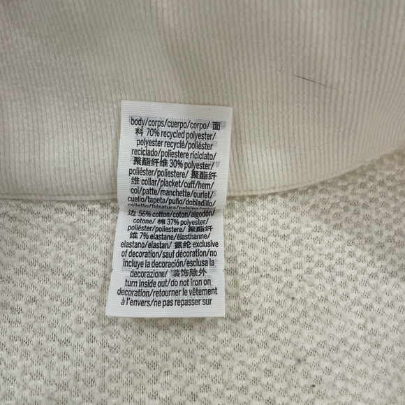 Cream Sherpa Quarter-Zip Pullover Pink Brand - Picture 12 of 13